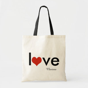 Bolso De Tela tema de amor personalizado