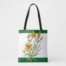 Bolso De Tela Tema de jardín
