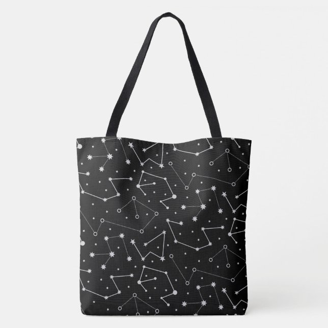 Bolso De Tela Tema de la Luna Celestial (Reverso)