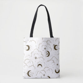Bolso De Tela Tema de la Luna Celestial 