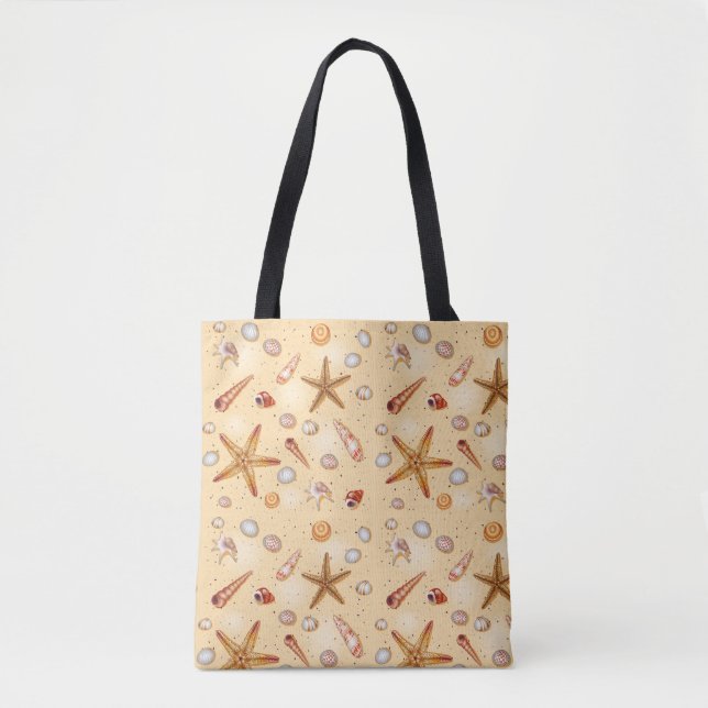 Bolso De Tela Tema de la playa (Anverso)