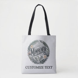 Bolso De Tela Tema de Mompreneur