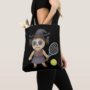Bolso De Tela Tema de Tennis Halloween