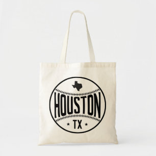 Bolso De Tela Tema del béisbol de Houston
