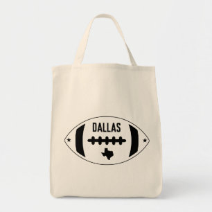 Bolso De Tela Tema del fútbol de Dallas