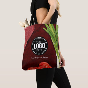 Bolso De Tela Tema del restaurante de carne personalizado