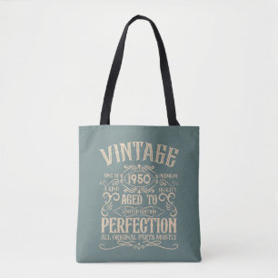 Bolso De Tela Tema del whisky de 75 años de vintage personalizad