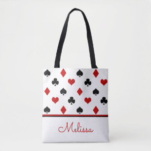 Bolso De Tela Tema el   del naipe del tema el   del póker