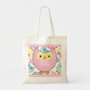 Bolso De Tela Tema en colores pastel del cuarto de niños del