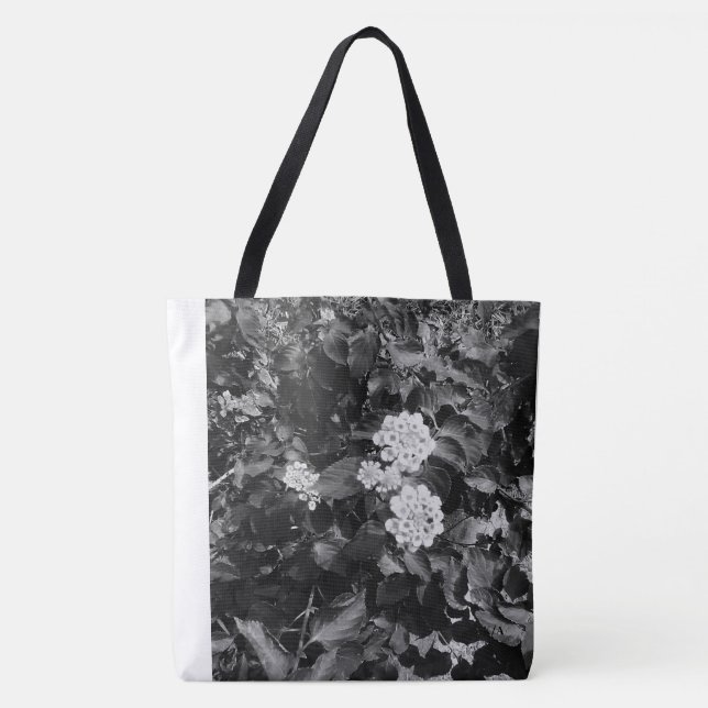 Bolso De Tela Tema floral nostálgico (Anverso)