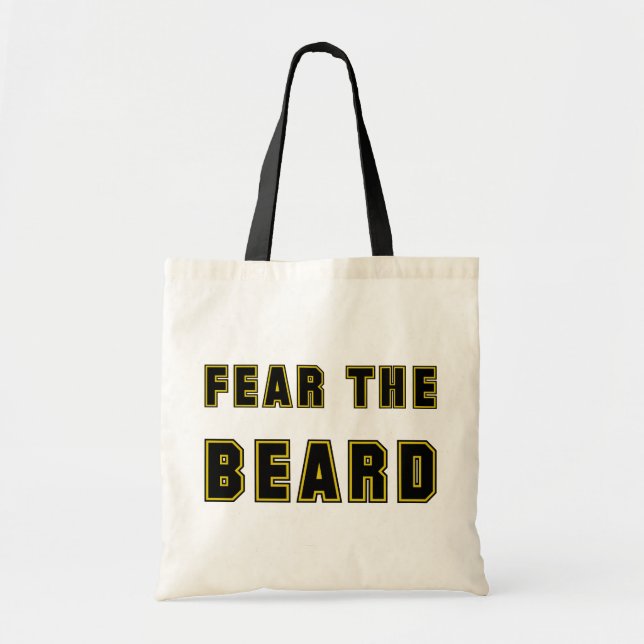 BOLSO DE TELA TEMA LA BARBA (Frente)