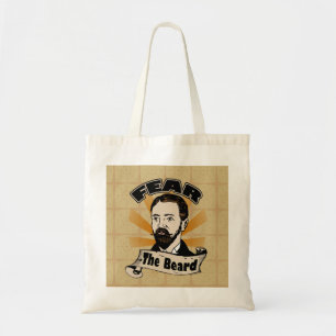 Bolso De Tela Tema la barba, bigote divertido