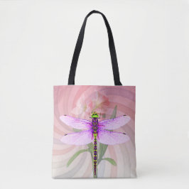 Bolso De Tela Tema Libélula de los 60