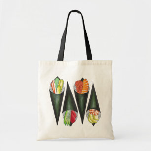 Bolso De Tela Temaki Sushi Roll de Mano Rollo Cocina Japonesa