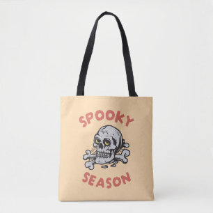 Bolso De Tela Temblorosa temporada Scary Skull Halloween