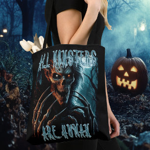 Bolso De Tela Temeroso horror espeluznante monstruo no muerto, d