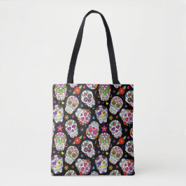 Bolso De Tela Temeroso y sangriento calavera azucarera intimidan