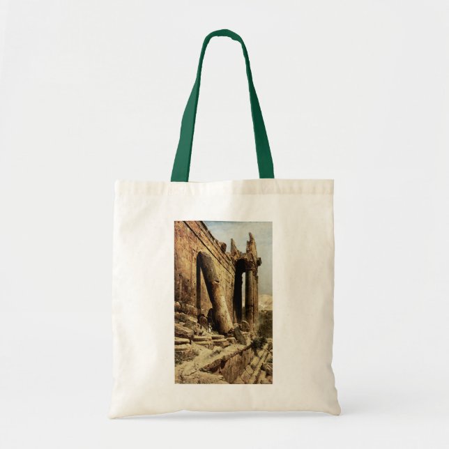 Bolso De Tela Templo arruinado en Ballbeck (Frente)