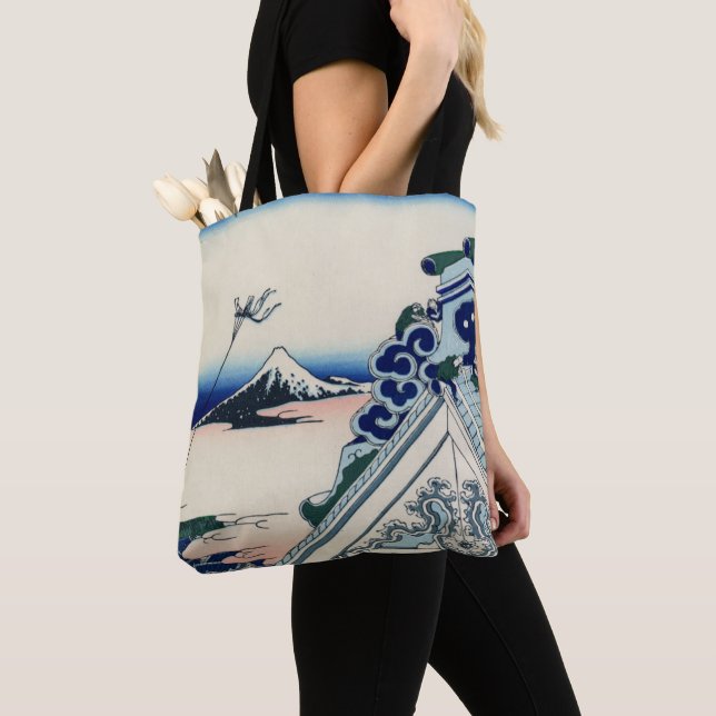 Bolso De Tela Templo de Asakusa Honganji en la capital del este (Detalle)