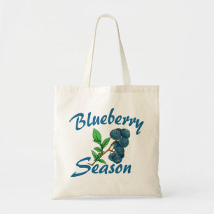 Bolso De Tela temporada de blueberry