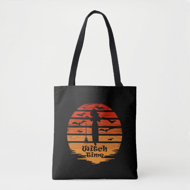 Bolso De Tela Temporada de brujas de Halloween (Anverso)