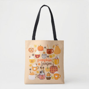 Bolso De Tela Temporada de calabaza picada