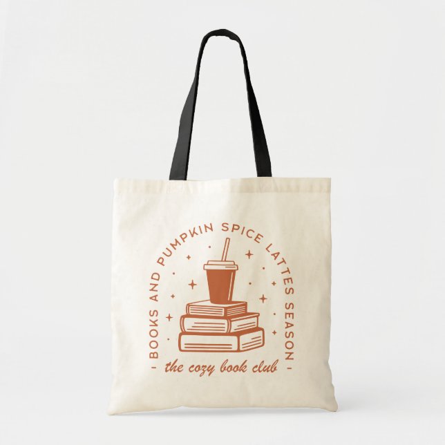 Bolso De Tela Temporada de libros y calabazas (Frente)