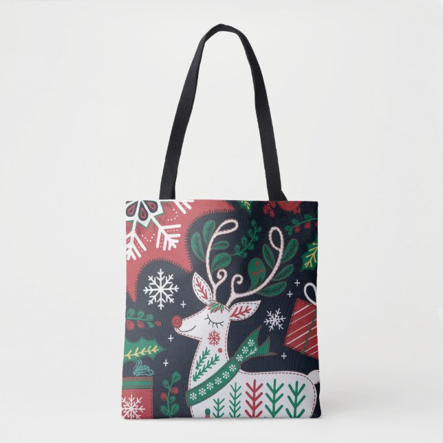 Bolso De Tela Temporada de renos (Anverso)