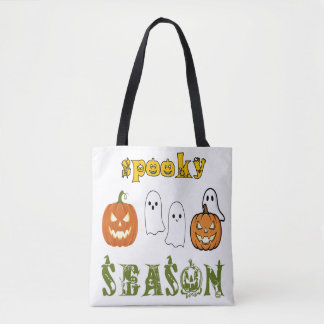 Bolso De Tela temporada espeluznante Feliz Halloween