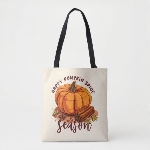 Bolso De Tela Temporada feliz de las especias de calabaza - Cosm