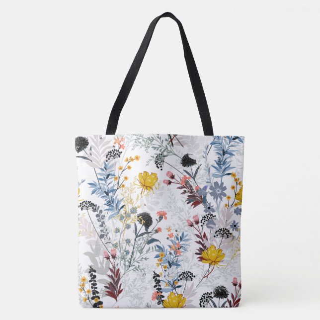 Bolso De Tela Temporada floral (Anverso)