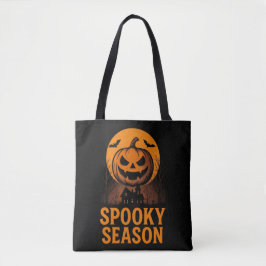 Bolso De Tela TEMPORADA Vintage Jack-O'-Lantern Halloween