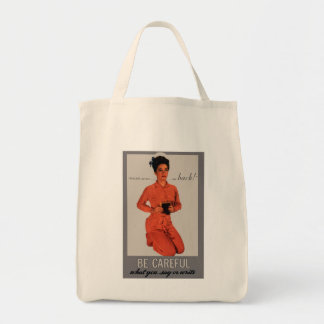Bolso De Tela Ten cuidado con lo que dices y escribes