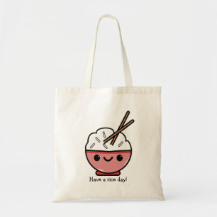 Bolso De Tela Ten un día de arroz
