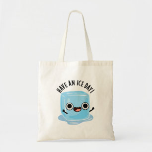 Bolso De Tela Ten Un Ice Day Funny Ice Cube Pun