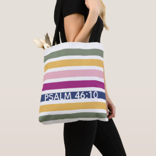 Bolso De Tela Tendencia Moderna Cristiana a la izquierda PSALM 4