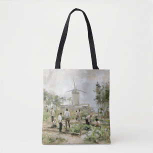Bolso De Tela Tender Mañana: Trabajando Juntos Tote