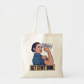 Bolso De Tela Tenemos cosas hechas AOC Rosie el río