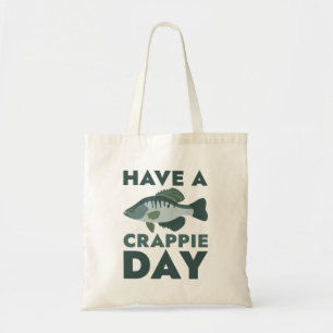 Bolso De Tela Tener un Día De Crappie
