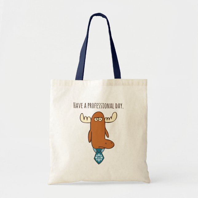 Bolso De Tela Tener Un Día Profesional (Frente)