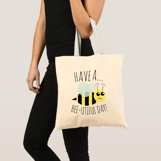 Bolso De Tela Tenga un día de Utiful de la abeja (Anverso (producto))