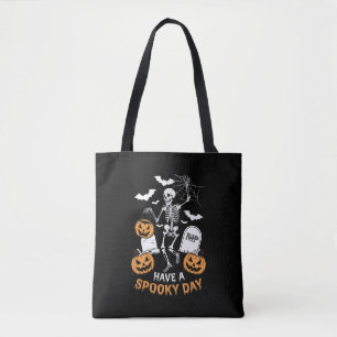 Bolso De Tela Tenga un Día Espeluznante Regalo de Bruja de Hallo