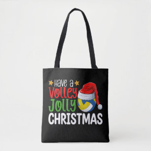 Bolso De Tela Tenga unas vacaciones de voleibol de Navidad muy a
