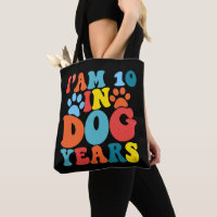 Tengo 10 años en años de perro Cumpleaños 70 Groov