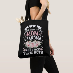 Bolso De Tela Tengo Dos Títulos Mamá Y Abuela Lindo Día De La Ma