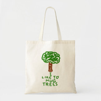 Bolso De Tela Tengo gusto de abrazar árboles