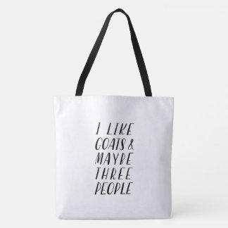 Bolso De Tela Tengo gusto de las cabras - tote