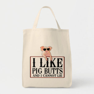 Bolso De Tela Tengo gusto de los extremos tocino y todo del