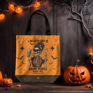 Bolso De Tela Tengo la intención de acosar a la gente, graciosa 