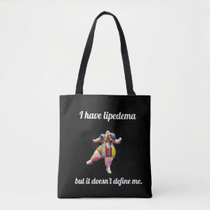 Bolso De Tela "Tengo lipedema pero no me define" tote del bl